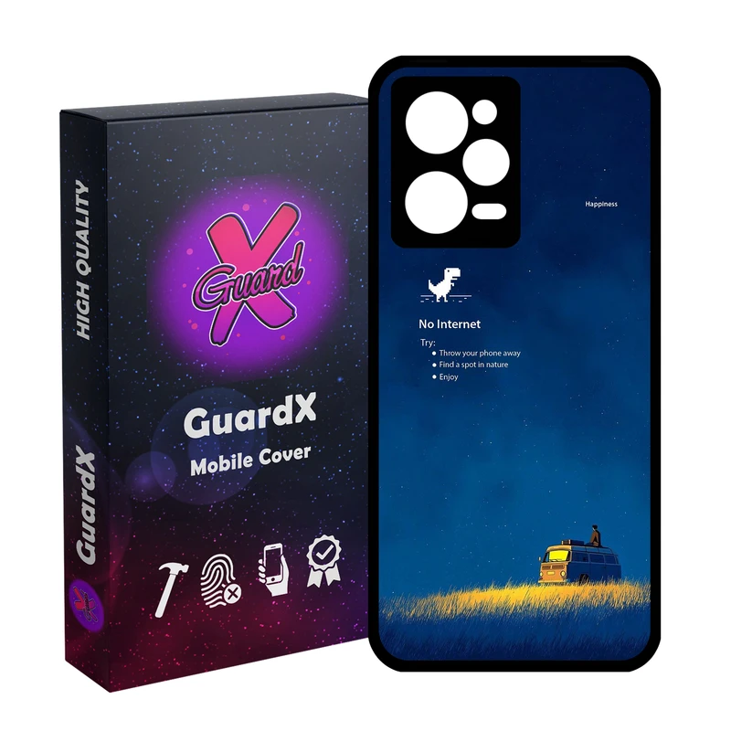 کاور گارد ایکس طرح No Internet مدل 10945 مناسب برای گوشی موبایل شیائومی Redmi Note 12 Pro 5G/Poco X5 Pro 5G/Note 12 Pro Speed