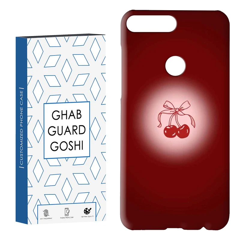 کاور قاب گارد گوشی طرح گیلاسی کد Dimo-857 مناسب برای گوشی موبایل هوآوی Y7 2018 / Y7 Prime 2018 / 7C