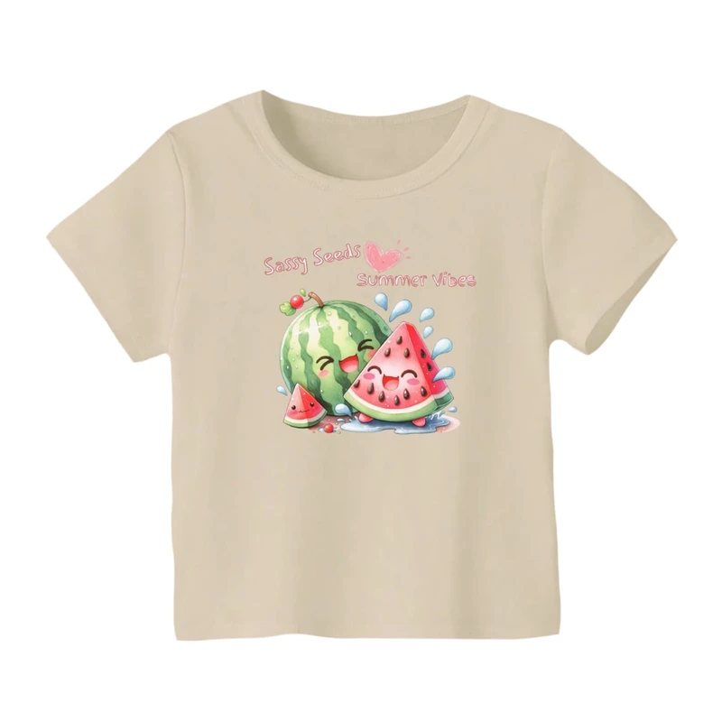 تی شرت آستین کوتاه بچگانه مدل هندوانه یلدایی کد 74