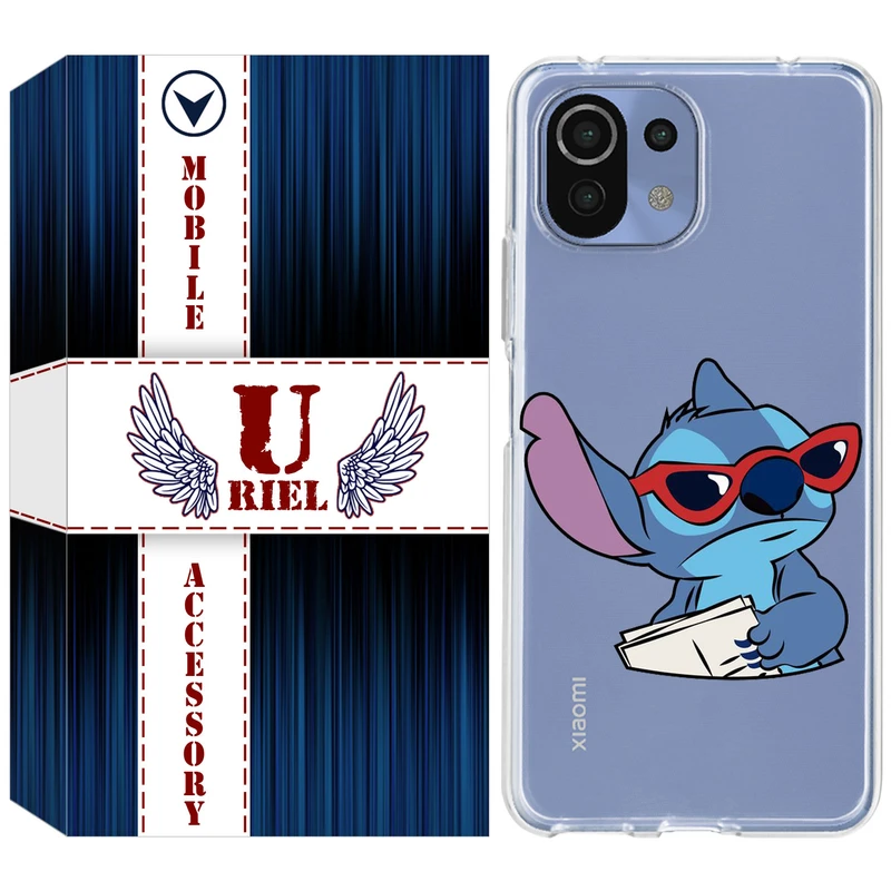 کاور یوریل مدل Clear کد 69 طرح  استیچ مناسب برای گوشی موبایل شیائومی Mi 11 Lite / 11 Lite 5G NE