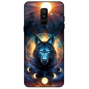 Megafone Wolf and Moon 8006 Cover For Samsung Galaxy A6 Plus