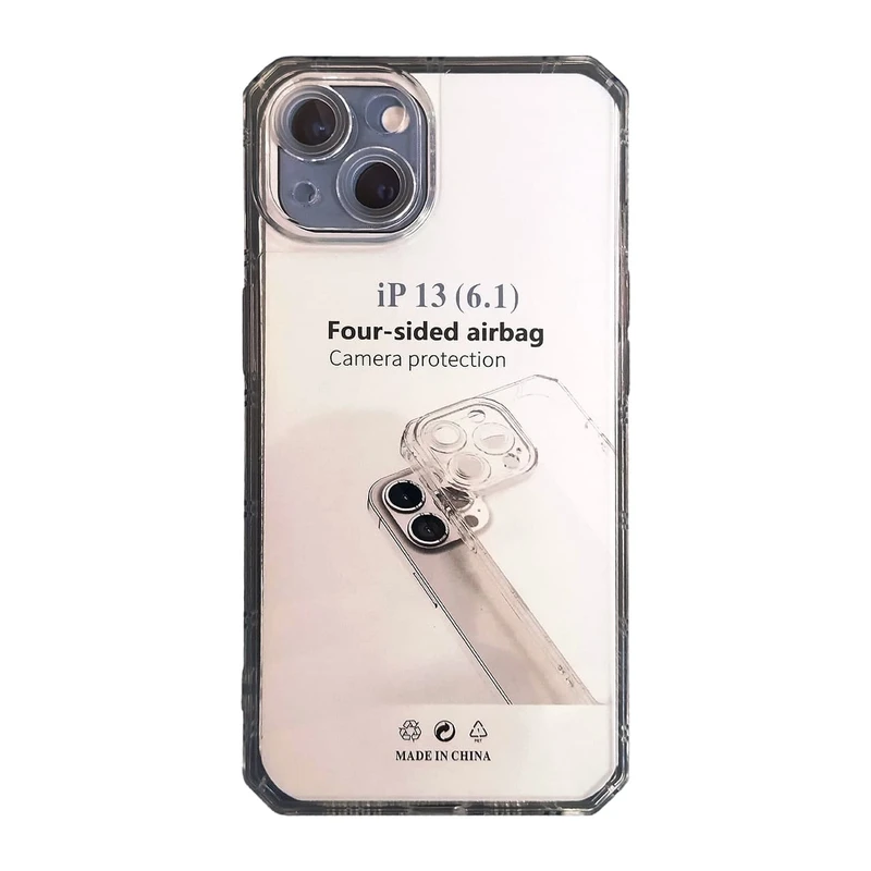 کاور مدل کربنی شفاف کد IP13 مناسب برای گوشی موبایل اپل Iphone 13