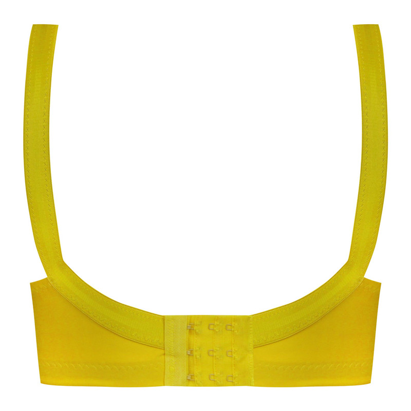 سوتین زنانه ماییلدا مدل بدون فنر کد 5038 رنگ زرد