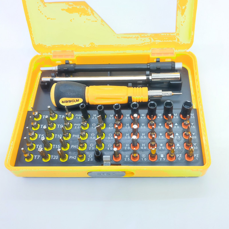 پیچ گوشتی و سری پیچ گوشتی  اردیر مدل 9171 مجموعه 53 عددی