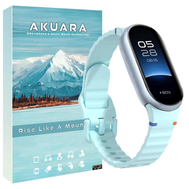 بند آکوآرا مدل NewVmb مناسب برای ساعت هوشمند شیائومی Mi Band 9 12mm