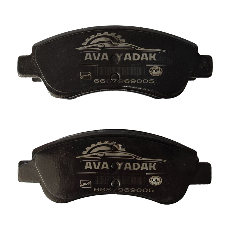 لنت ترمز جلو دیسکی آوا یدک کد 1100253 مناسب برای پژو 206 تیپ پنج