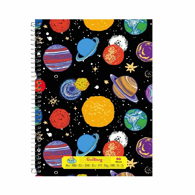 دفتر زبان 60 برگ گلبرگ طرح سفینه فضایی کد 602520