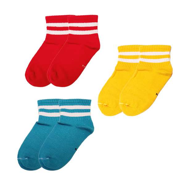 جوراب بچگانه ال سون مدل دو خط کد 10.PH487 مجموعه 3 عددی