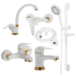 ست شیرآلات صنعت مایاگستر بهدان مدل بیستون 12 مجموعه 6 عددی