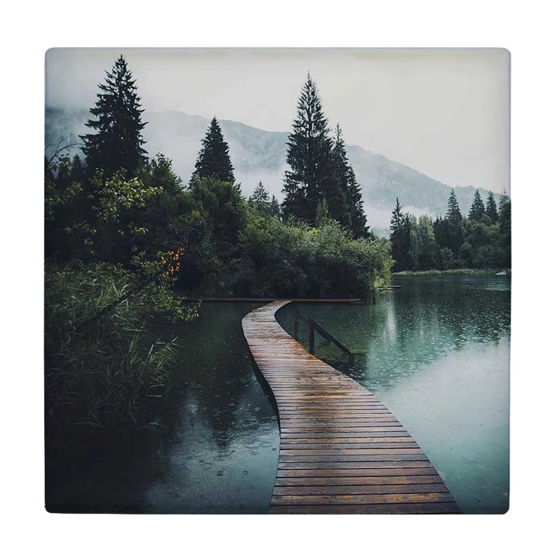  زیر لیوانی طرح پل و دریاچه کد    3540186_1378