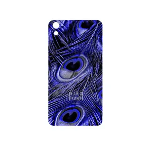 MAHOOT Purple Feather Cover Sticker for HTC One E9s