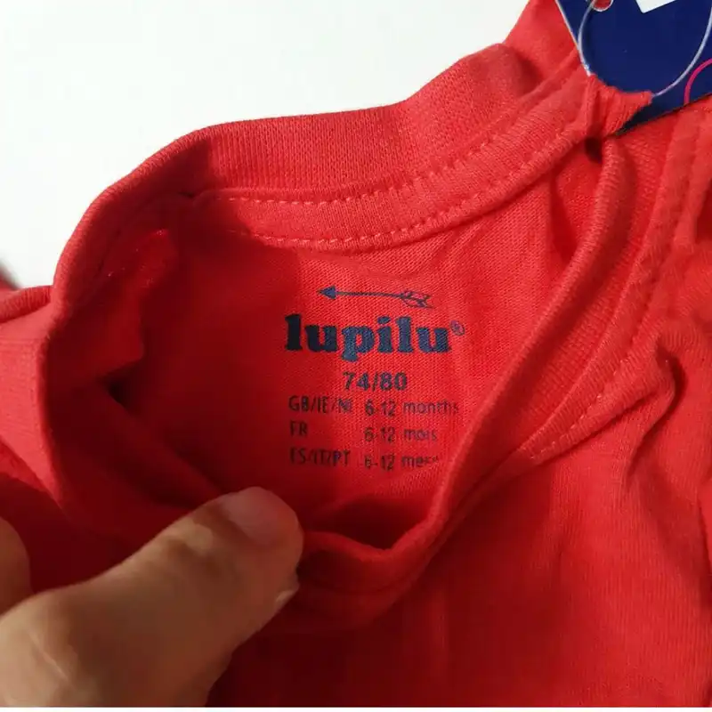 ست تی شرت آستین کوتاه و شلوارک نوزادی لوپیلو مدل sh.28