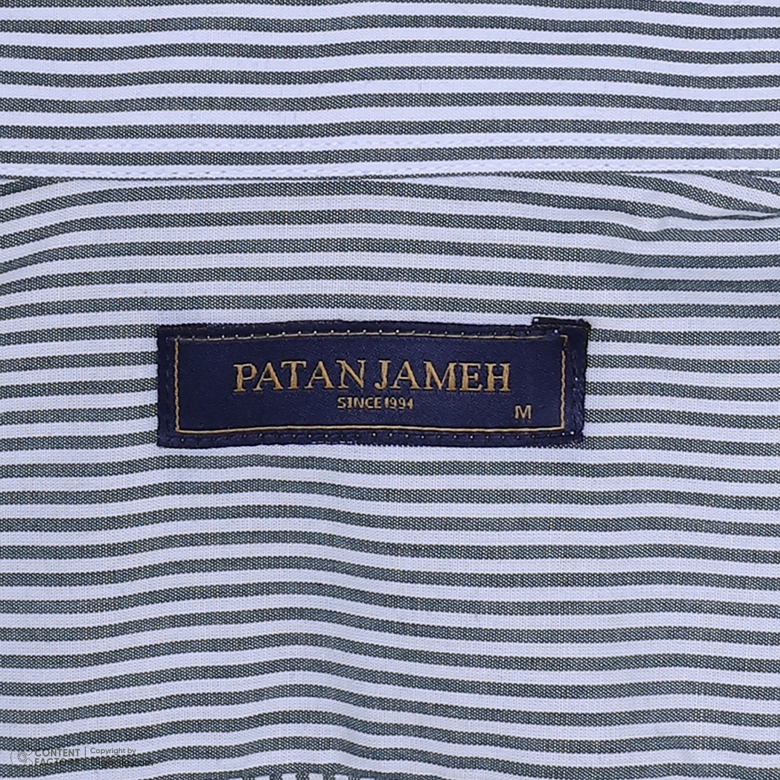 پیراهن آستین بلند مردانه پاتن جامه مدل رگولار طرح راه راه کد 402721030042280 - - 6