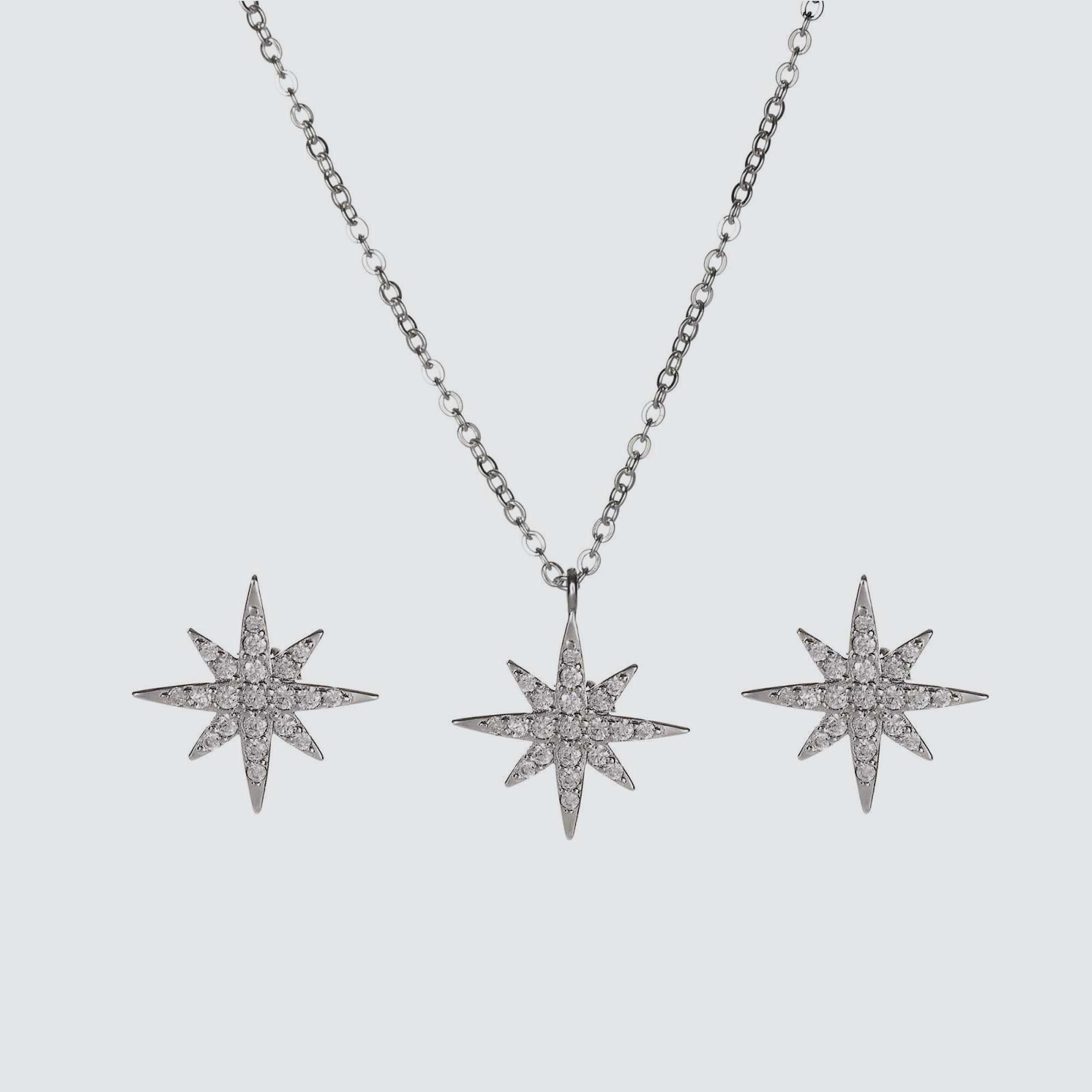 نیم ست نقره زنانه مدل NSS-0-26