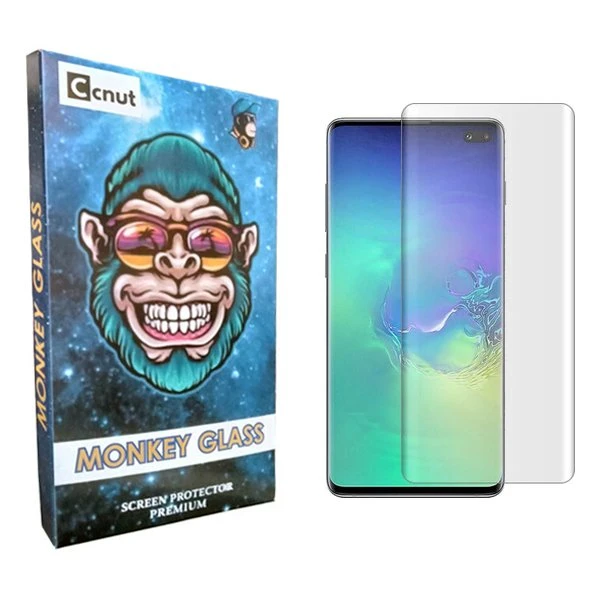 محافظ صفحه نمایش کوکونات مدل mnk UV مناسب برای گوشی موبایل سامسونگ Galaxy S10 Plus