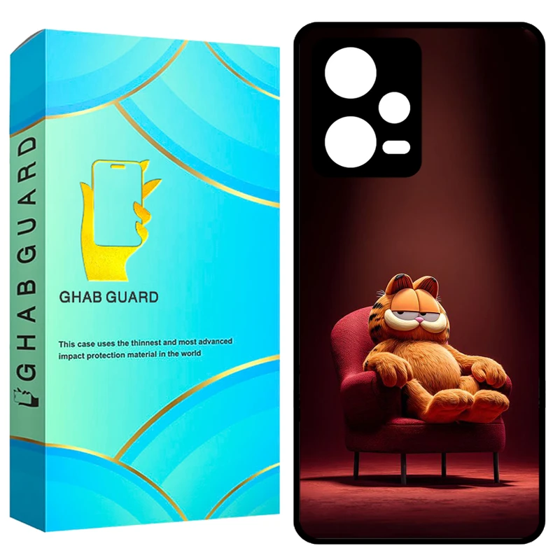 کاور قاب گارد طرح گارفیلد مدل GCHPN12P مناسب برای گوشی موبایل شیائومی Redmi Note 12 Pro 5G 