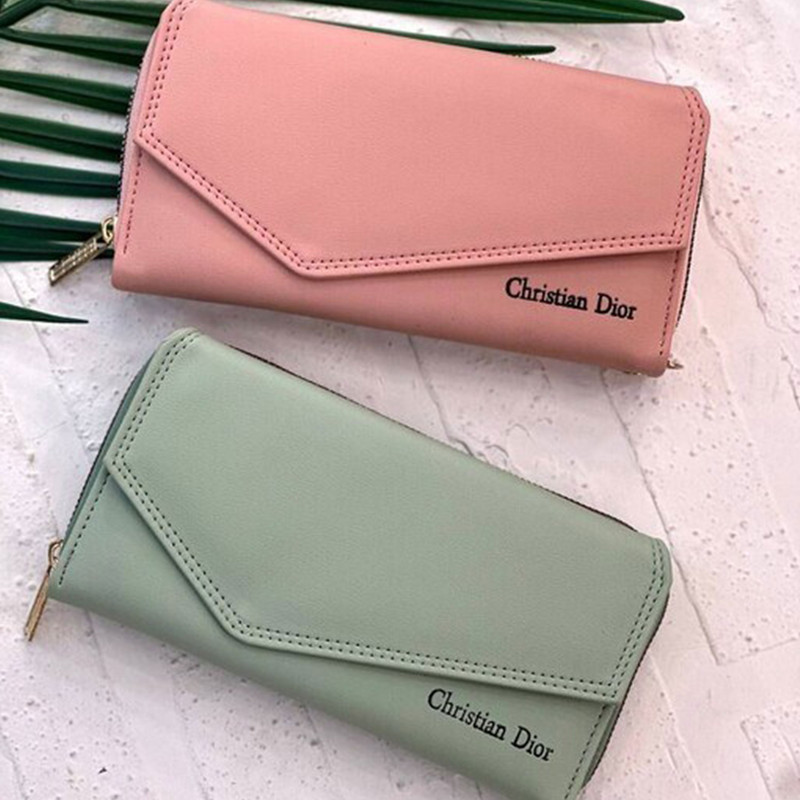 کیف پول زنانه مدل پشت زیپ دسته دار کد KZD42-760