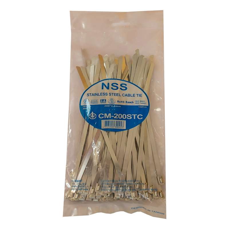 بست کمربندی ان اس اس مدل CM-200STC بسته ی 100 عددی