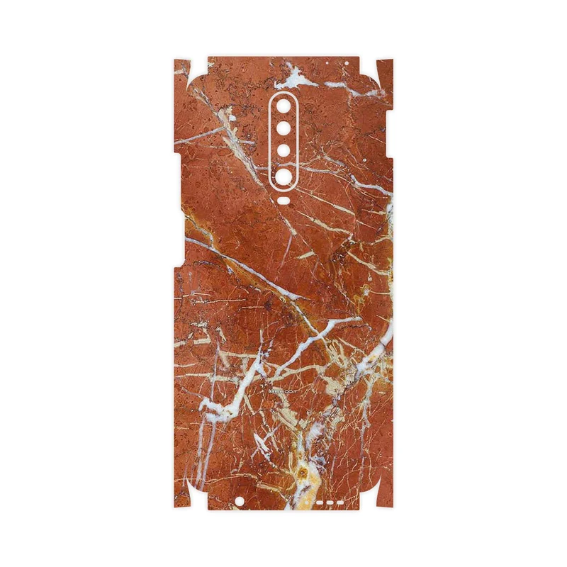 برچسب پوششی ماهوت مدل Red Marble-FullSkin مناسب برای گوشی موبایل شیائومی Redmi K30