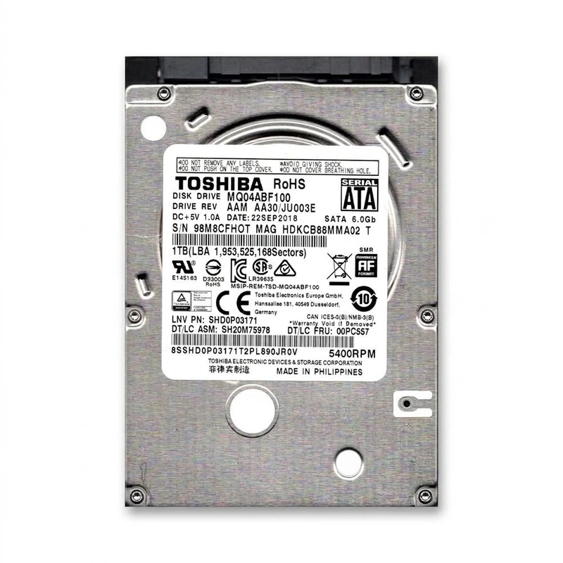 هارددیسک اینترنال توشیبا مدل MQ04abf100 ظرفیت 1 ترابایت