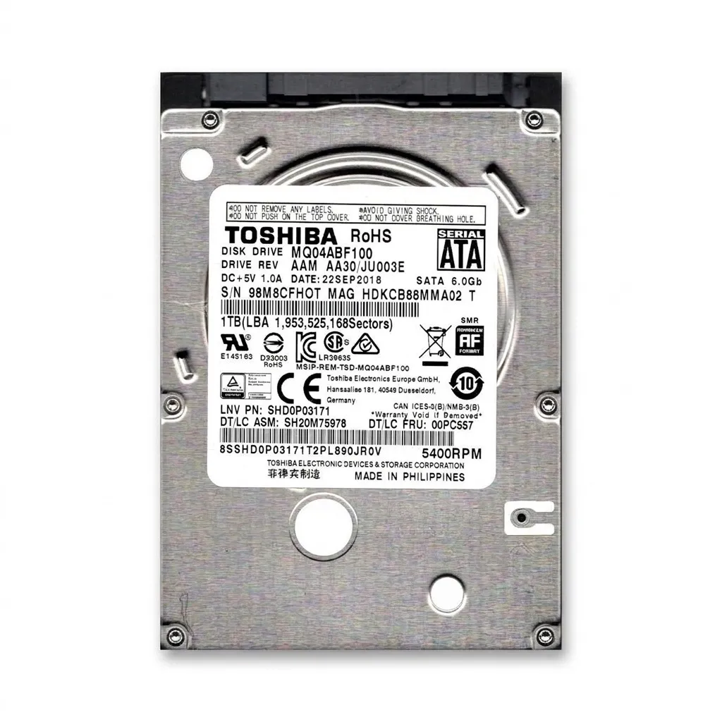 هارددیسک اینترنال توشیبا مدل MQ04abf100 ظرفیت 1 ترابایت