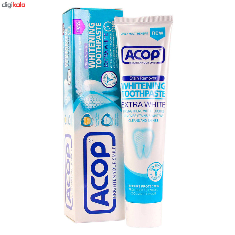 خمیر دندان آکوپ مدل Multi care toothpaste حجم 90 میلی لیتر به همراه خمیر دندان آکوپ مدل Whitening
