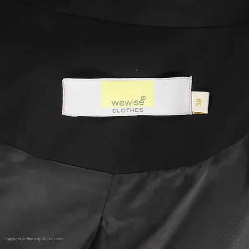 کت زنانه وی‌وایز مدل بلیزر پاگون دار کد 4001