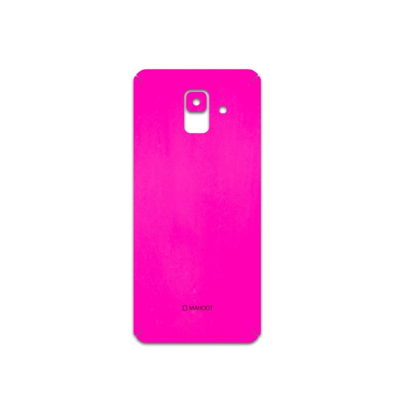برچسب پوششی ماهوت مدل Phosphorus-Pink مناسب برای گوشی موبایل سامسونگ Galaxy A6 2018