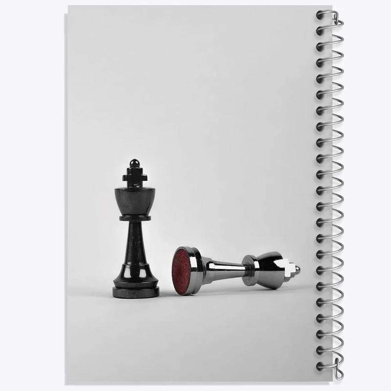 دفتر ژورنال نویسی 50 برگ خندالو مدل نقطه ای طرح شطرنج کد 29248