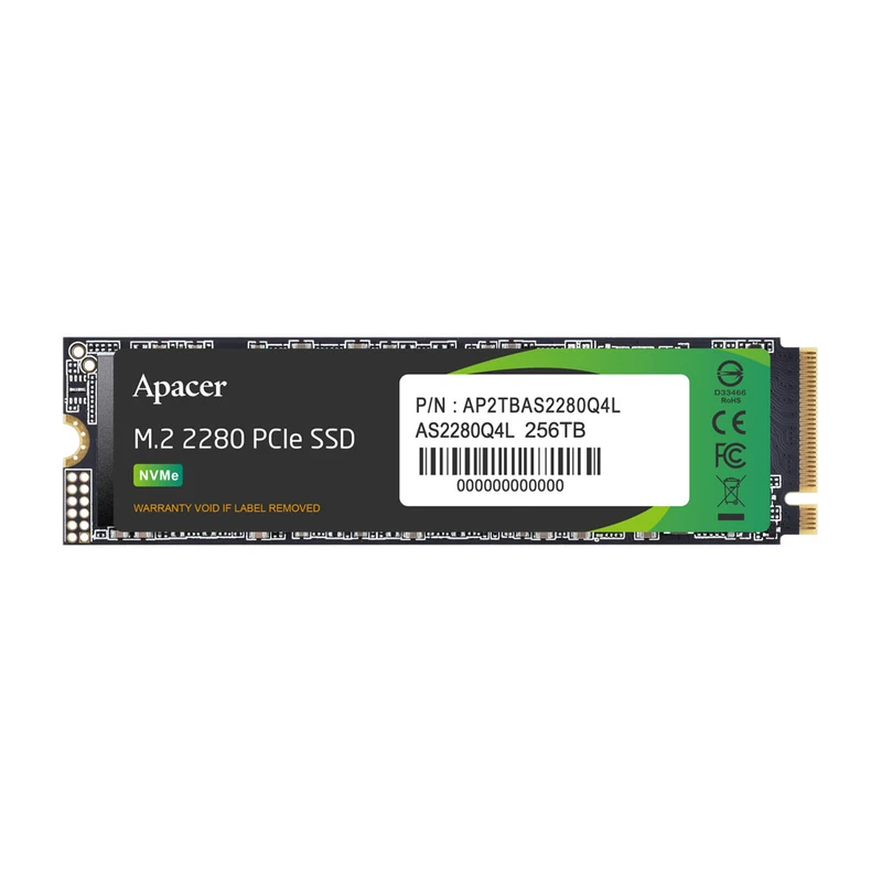اس اس دی اینترنال PCIe Gen4 x4 اپیسر مدل AS2280Q4L ظرفیت 256 گیگابایت