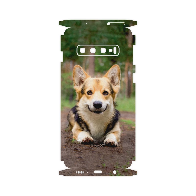 برچسب پوششی ماهوت مدل Dog-2-FullSkin  مناسب برای گوشی موبایل سامسونگ Galaxy S10