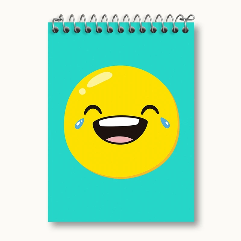 دفتر یادداشت 50 برگ خندالو مدل ایموجی Emoji کد 2995