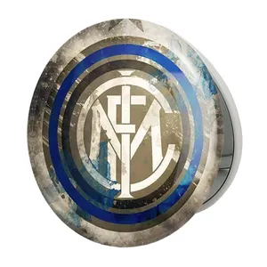 آینه جیبی خندالو طرح باشگاه اینترمیلان Inter Milan مدل تاشو کد 1987 