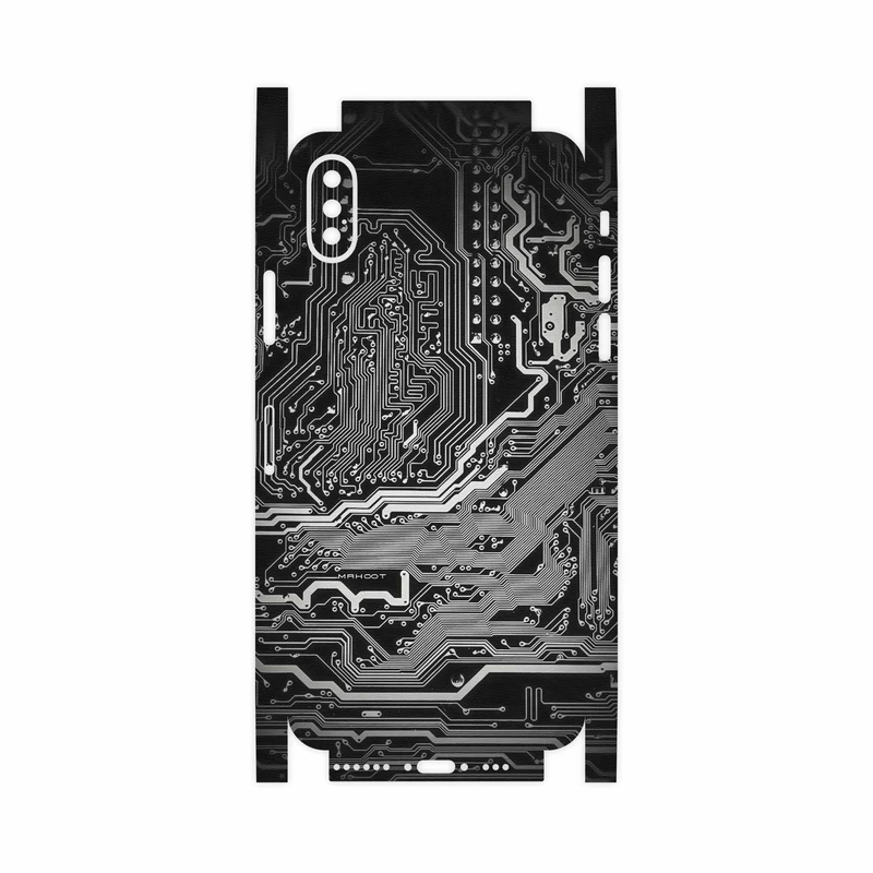 برچسب پوششی ماهوت مدل Black Printed Circuit Board-FullSkin مناسب برای گوشی موبایل اپل iPhone XS