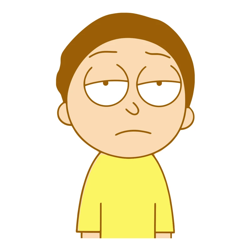 برچسب لپ تاپ پویا مارکت طرح مورتی کد 2658