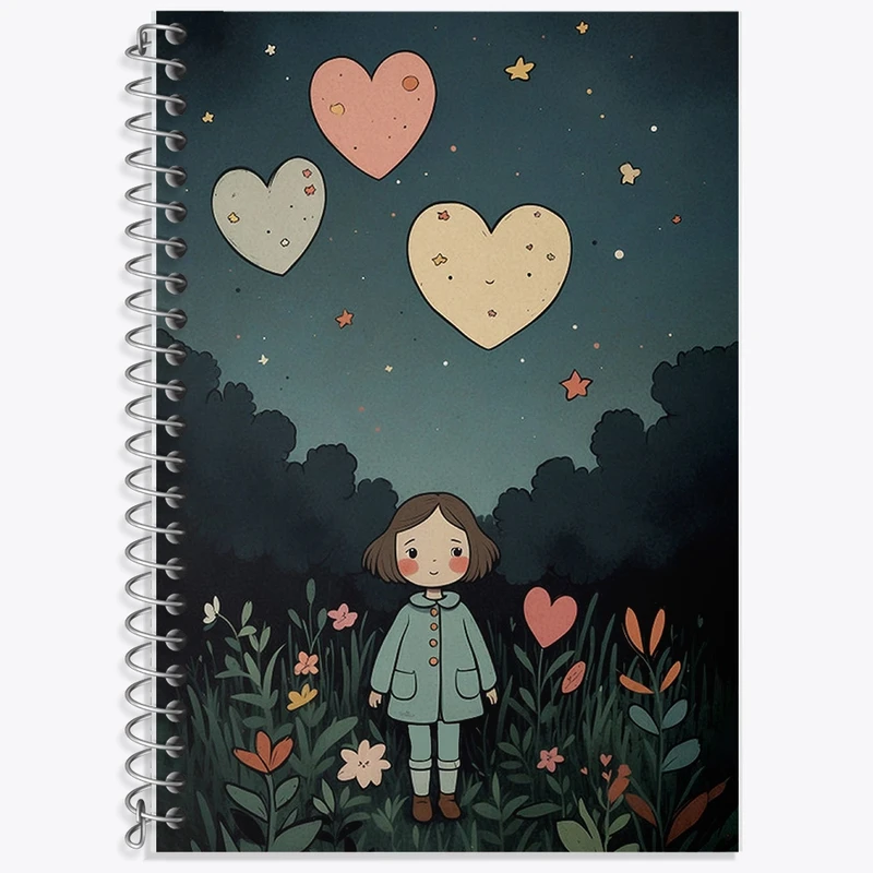 دفتر لغت 50 برگ خندالو طرح دخترانه کد F2751