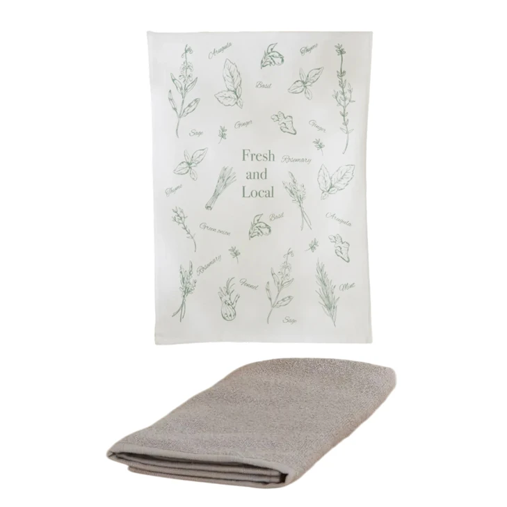 ست دو تکه دستمال آشپزخانه کاراجا هوم مدل Fresh