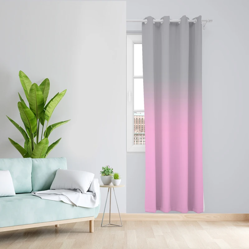 پرده طرح دو رنگ مدل مخمل پانچی کد 4221 z سایز 140x200 سانتی متر