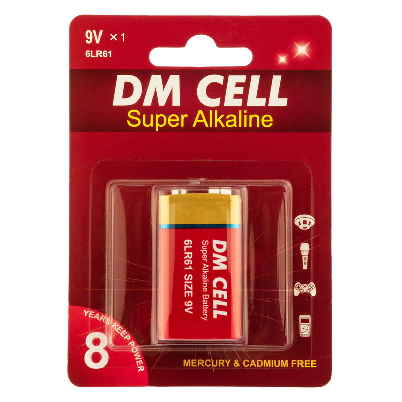باتری کتابی دی ام سل مدل Super-Alkaline