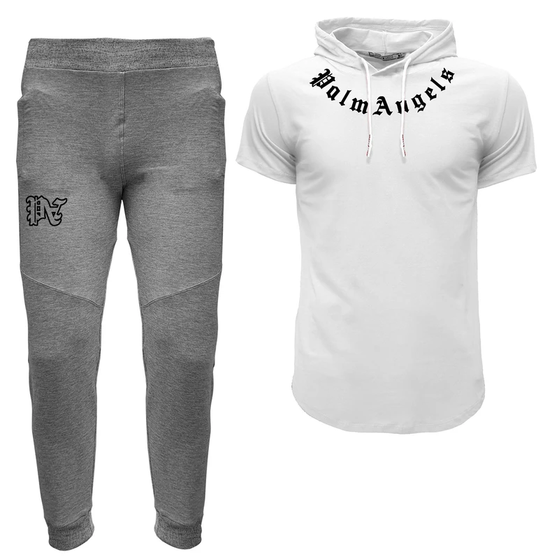 ست تی شرت کلاه دار و شلوار مردانه مدل 140255