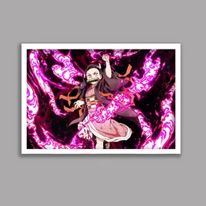 تابلو مدل انیمه شیطان کش Demon Slayer کد LA-G10448