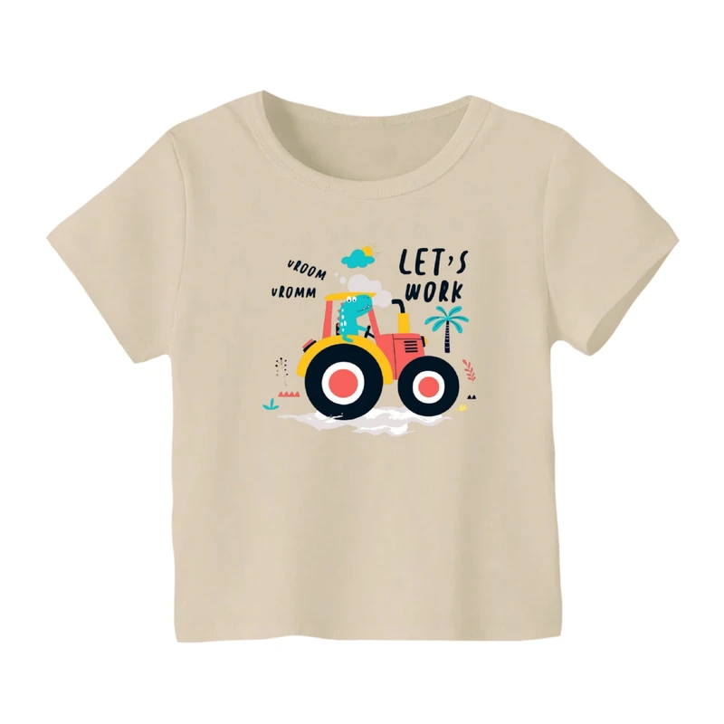 تی شرت آستین کوتاه بچگانه مدل دایناسور کد ۲۵