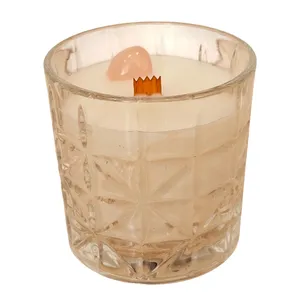 شمع معطر شینوا مدل کریستال رز کواترز