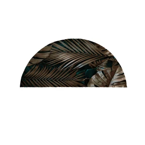 پادری مدل نیم دایره طرح کلاسیک برگ طلایی کد 8933سایز 90×45 سانتی