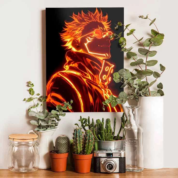 تابلو شاسی گوفی مدل سوکونا انیمه جوجوتسو کایسن طرح Sukuna Jujutsu Kaisen Anime کد JJK55