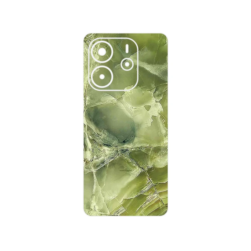 برچسب پوششی ماهوت مدل Green_Crystal_Marble مناسب برای گوشی موبایل شیائومی Redmi Note 14 4G