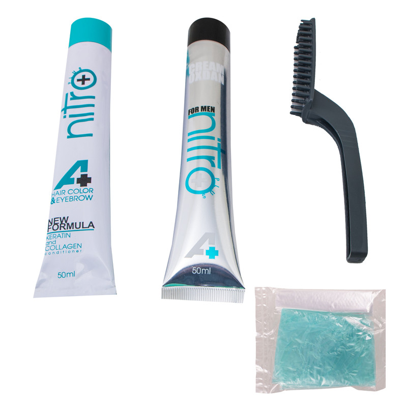 قیمت و خرید کیت رنگ مو نیتروپلاس مدل N2 حجم 50 میلی لیتر رنگ مشکی طبیعی