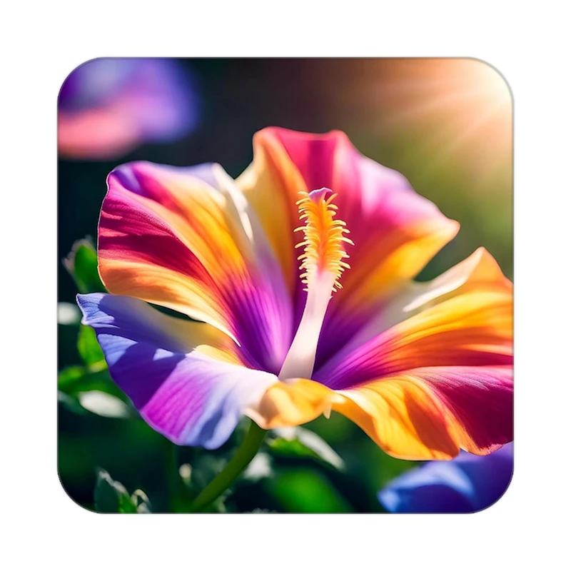 زیر لیوانی کاکتی طرح گل مدل mp16731