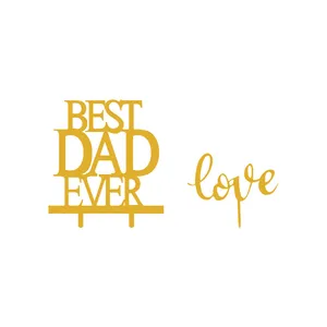 تاپر کیک هانستو مدل BEST DAD EVER کد TP068 مجموعه 2 عددی