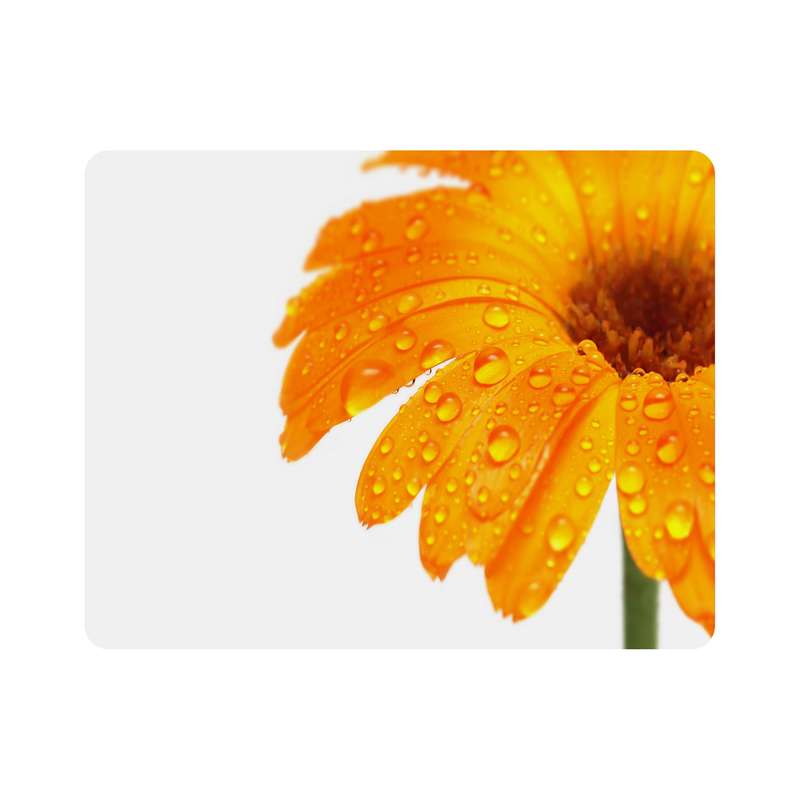 ماوس پد اطلس آبی طرح گل  مدل T6995